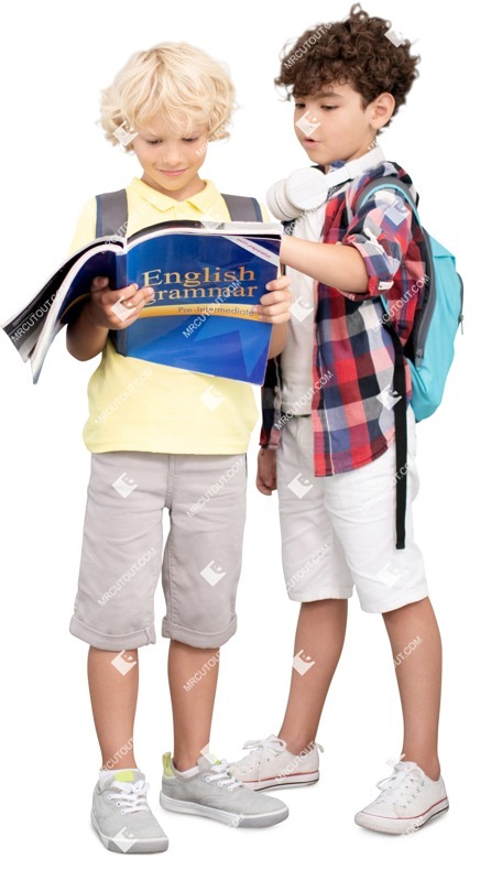 Group of children reading a book people png (7480)