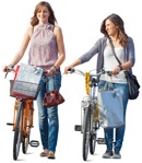 Group of friends cycling human png (3142) - miniature