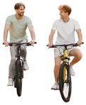 Group of friends cycling people png (14335) - miniature