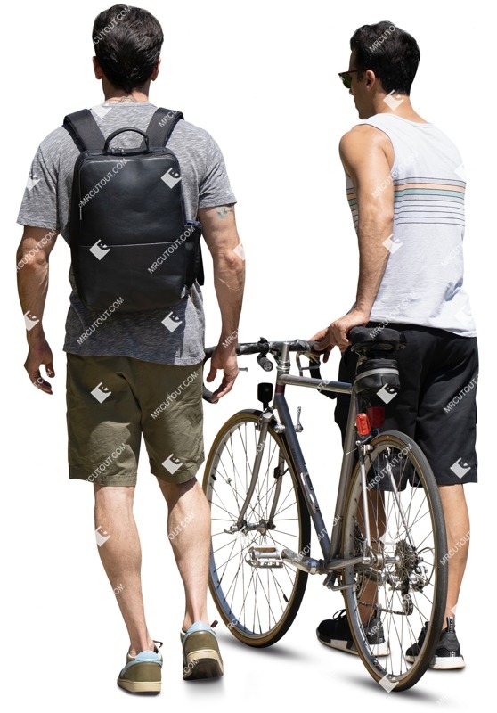 Group of friends cycling entourage people (15900)