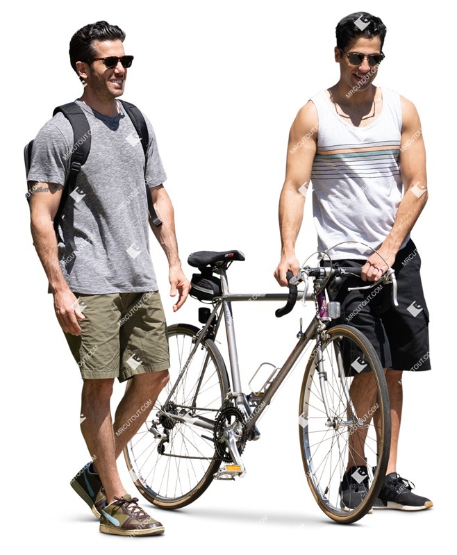 Group of friends cycling person png (15899)