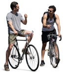 Group of friends cycling person png (16065) | MrCutout.com - miniature