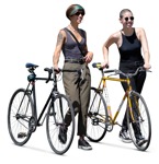 Group of friends cycling people png (17721) | MrCutout.com - miniature