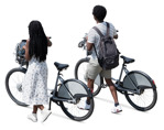 Group of friends cycling person png (20379) - miniature