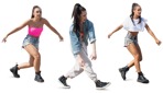 Group of friends dancing people png (12520) | MrCutout.com - miniature