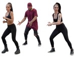 Group of friends dancing people png (12532) | MrCutout.com - miniature