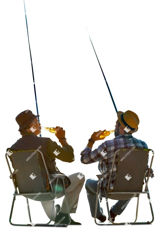 Group of friends drinking cut out people (7064)