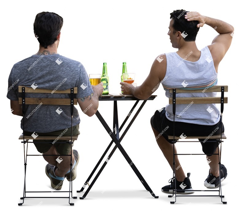 Group of friends drinking people png (15800)