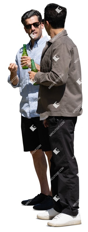 Group of friends drinking people png (15904)