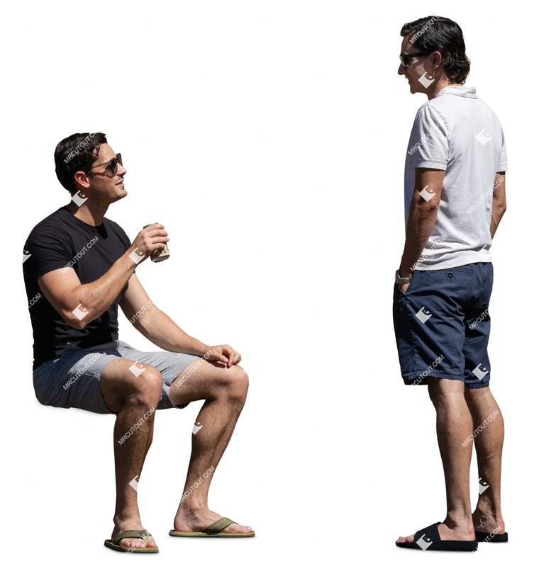 Group of friends drinking people png (17520)