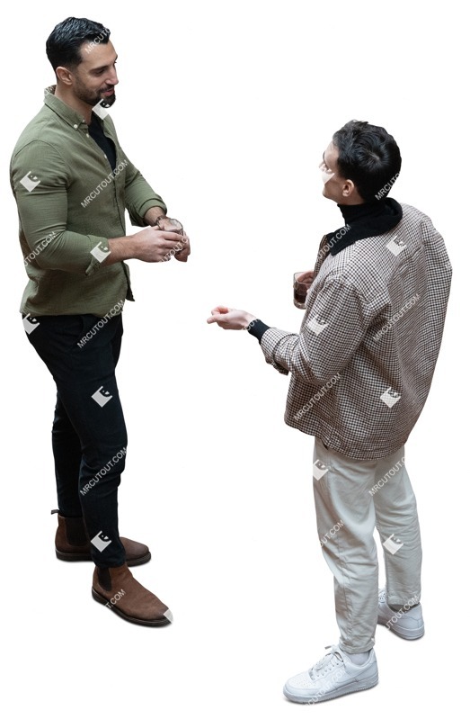 Group of friends drinking cut out pictures (18377)