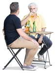 Group of friends drinking  (19080) - miniature