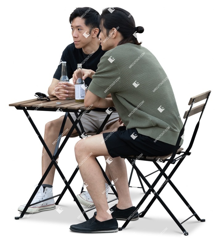 Group of friends drinking png people (19966)