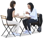 Cut out people - Group Of Friends Drinking Coffee 0041 | MrCutout.com - miniature