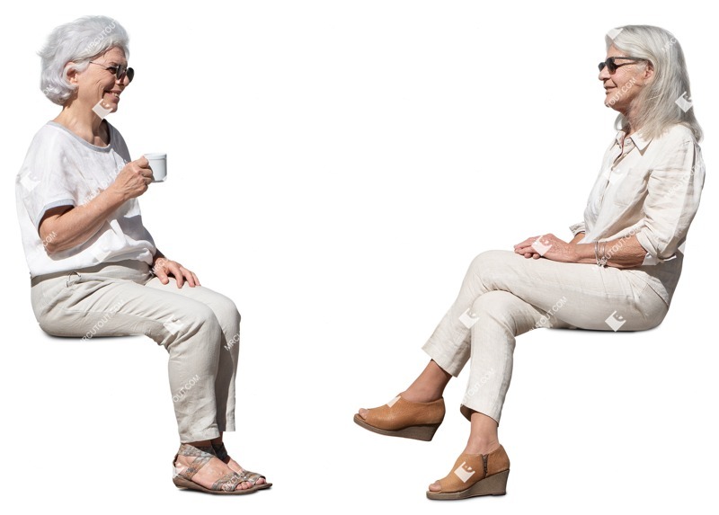 Group of friends drinking coffee people png (14389)