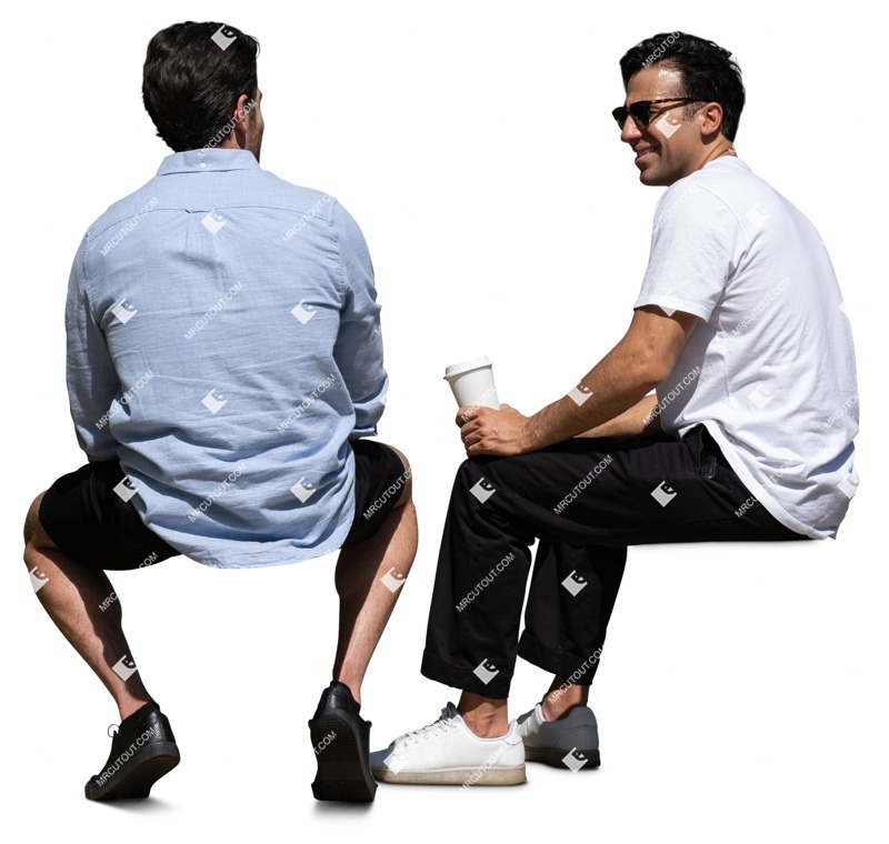 Group of friends drinking coffee people png (16315)