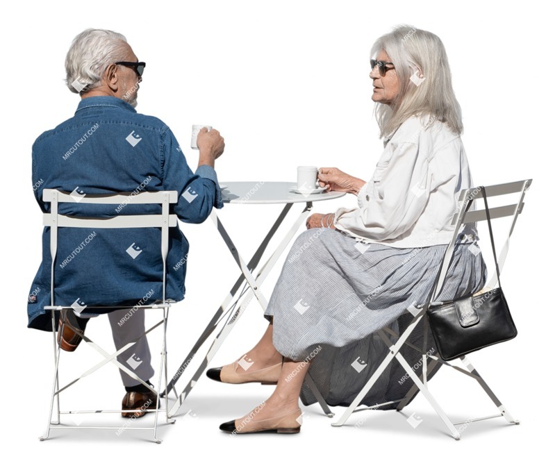 Group of friends drinking coffee people png (19281)