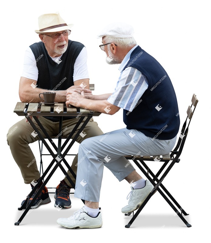 Group of friends drinking coffee people png (19069)