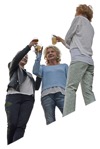 Cut out people - Group Of Friends Drinking Wine 0005 | MrCutout.com - miniature