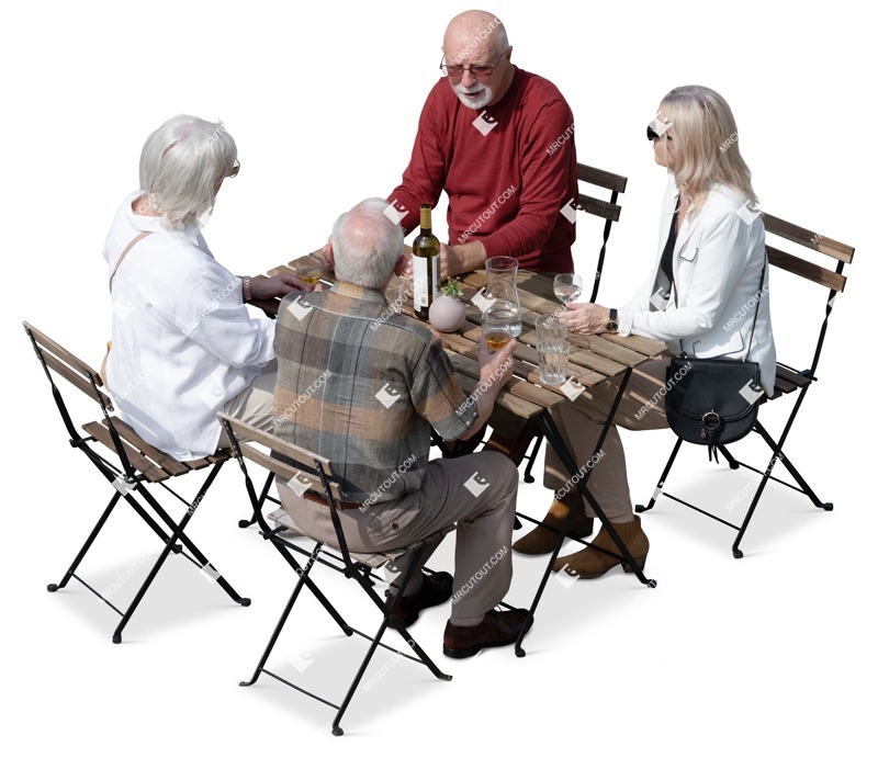 Group of friends eating people png (18645)