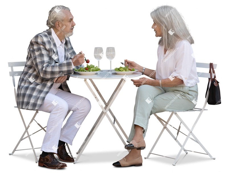 Group of friends eating seated people png (15934)