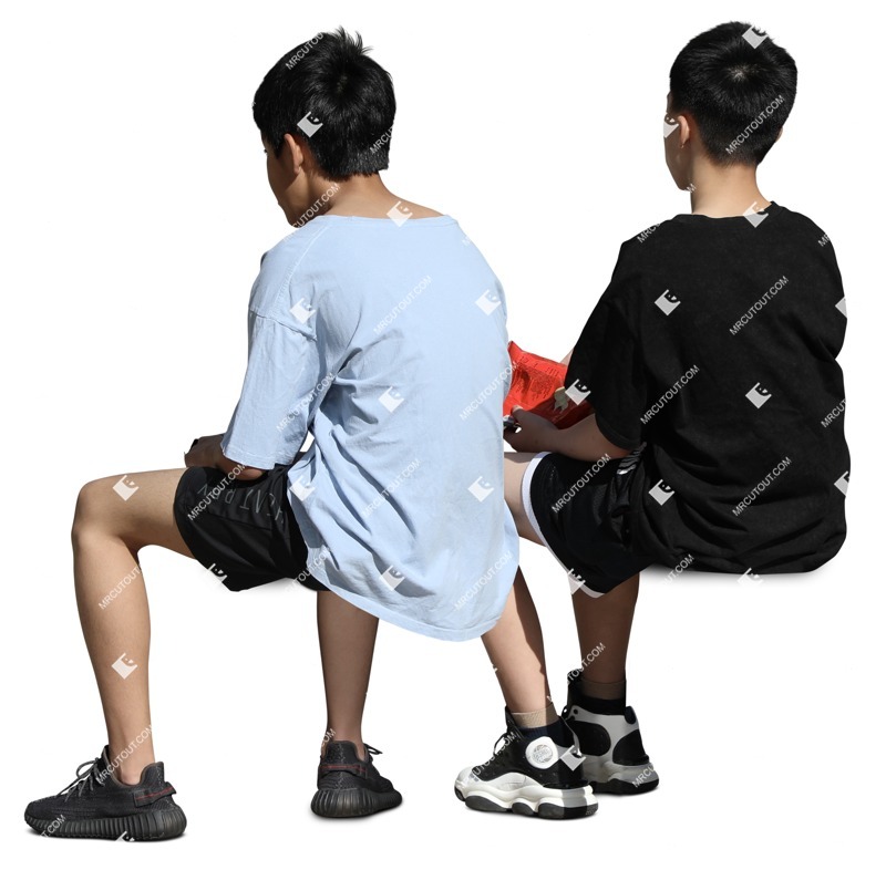 Group of friends eating seated people png (19579)