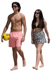 Group of friends in a swimsuit standing photoshop people (14998) | MrCutout.com - miniature