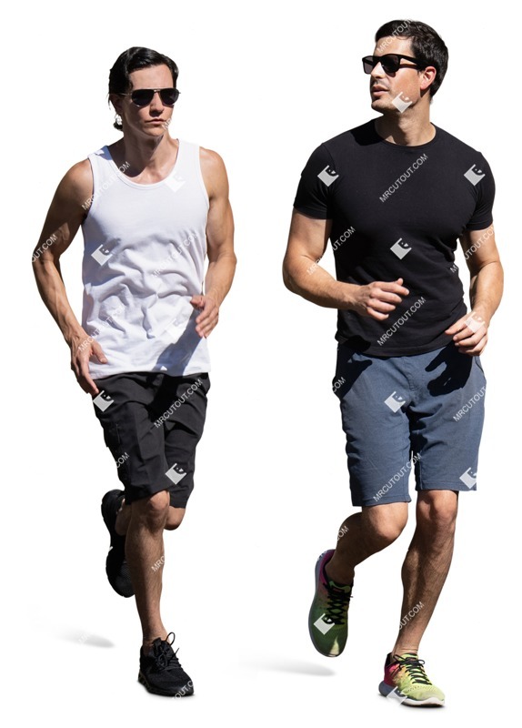 Group of friends jogging people png (15637)