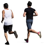 Group of friends jogging people png (15626) - miniature
