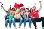 Group of friends on a party people png (6713) - miniature