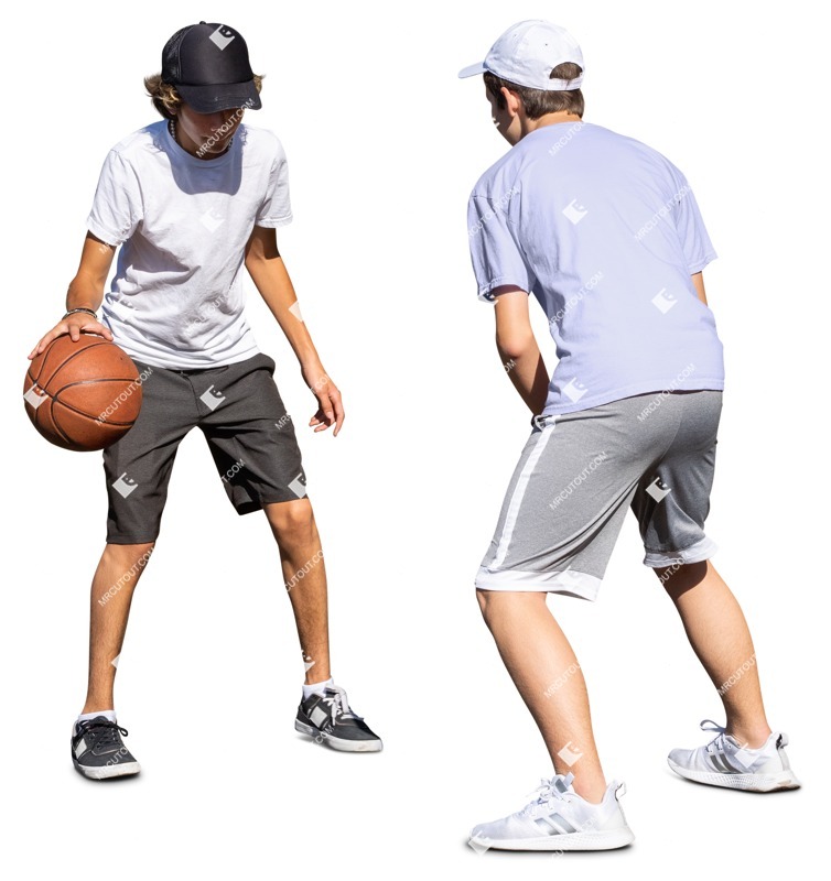 Group of friends playing basketball people png (16537)