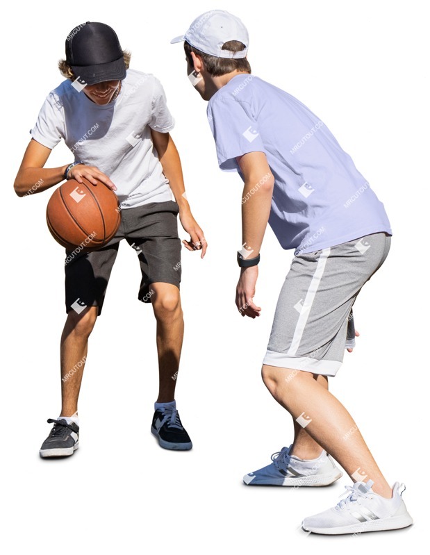 Group of friends playing basketball people png (16794)