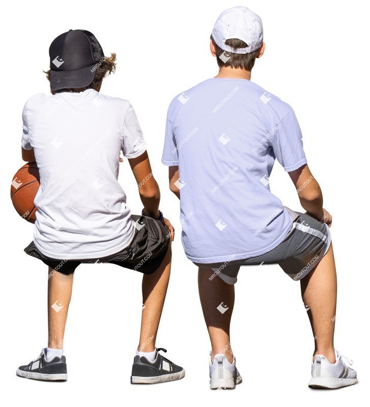 Group of friends playing basketball people png (16617)