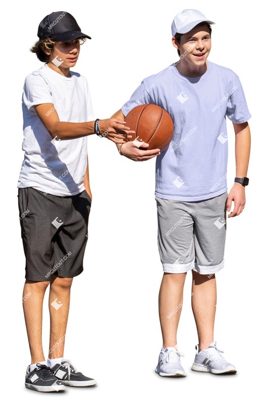 Group of friends playing basketball human png (17319)