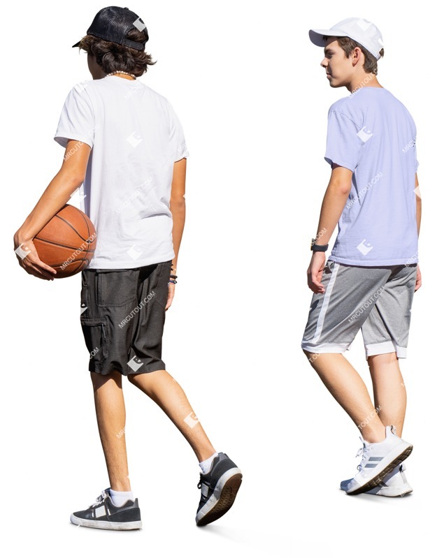 Group of friends playing basketball png people (18077)