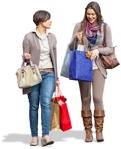 Group of friends shopping people png (3090) - miniature
