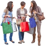 Group of friends shopping people png (3014) - miniature