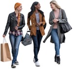 Group of friends shopping human png (3681) - miniature