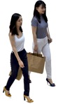 Cut out people - Group Of Friends Shopping 0039 | MrCutout.com - miniature