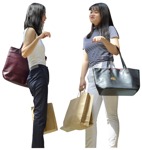 Group of friends shopping people png (8217) - miniature