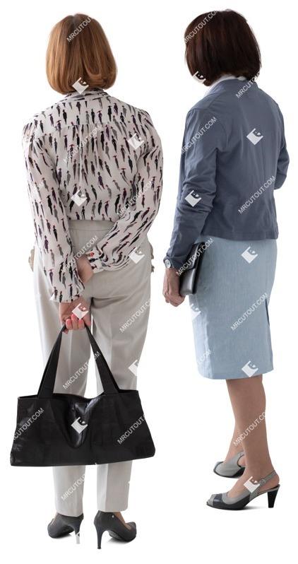Group of friends shopping cut out people (15048)