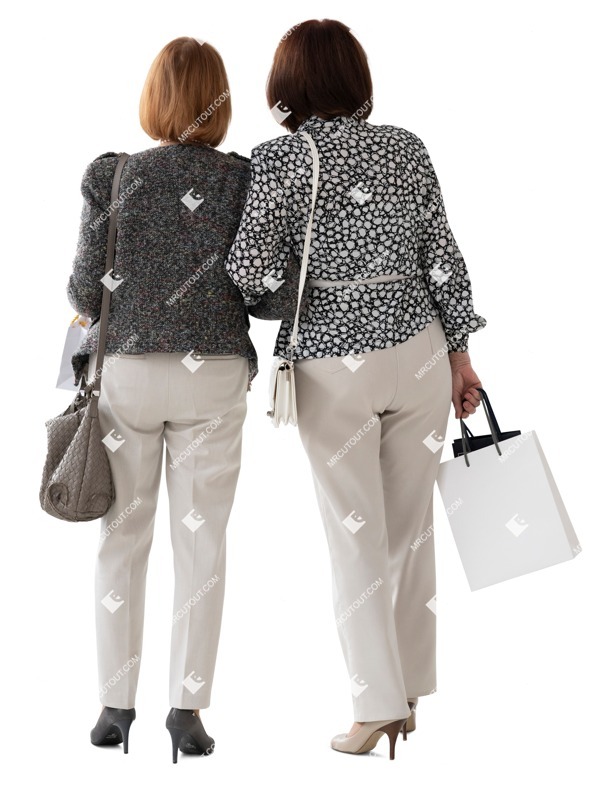 Group of friends shopping people png (14925)