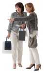Group of friends shopping people png (14107) - miniature