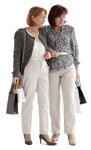 Group of friends shopping people png (14108) - miniature