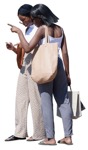 Group of friends shopping people png (16234) - miniature
