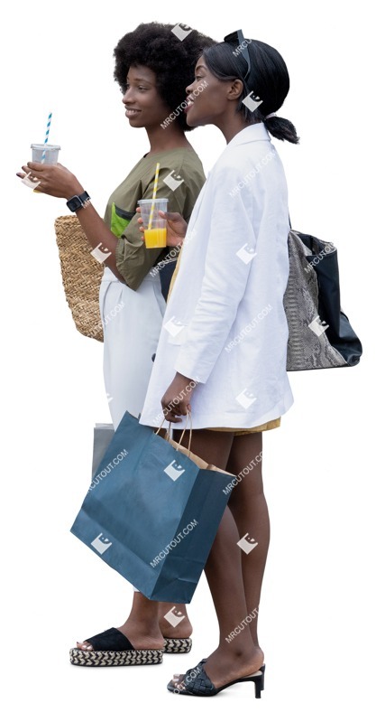 Group of friends shopping people png (19801)