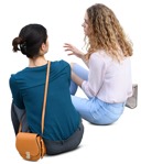 Group of friends sitting people png (9029) - miniature