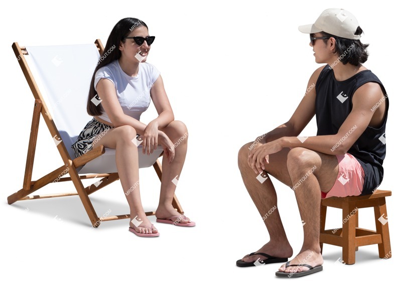 Group of friends sitting people png (14761)