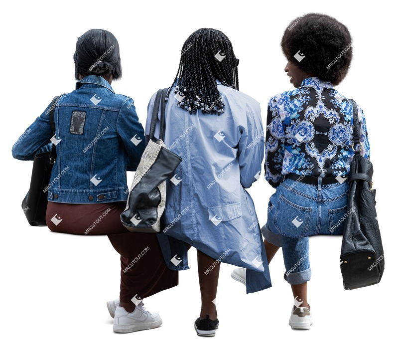 Group of friends sitting human png (19939)