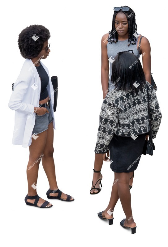 Group of friends standing png people (19919)